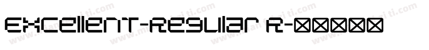 Excellent-Regular R字体转换